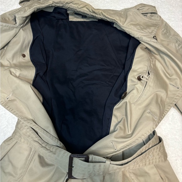 Banana Republic Women Golden Beige Water Resistant Short Trech Coat - Picture 7 of 12
